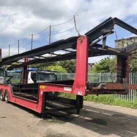 9 CAR TRANSPORTER ENGINEERING SEMI TRAILER