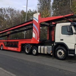 10 CAR TRANSPORTER ENGINEERING SEMI TRAILER